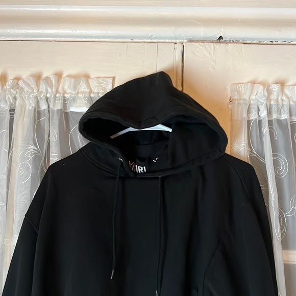 X-GIRL CROPPED SWEAT HOODIE WOMEN’S SIZE 2 BLACK - Picture 1 of 8